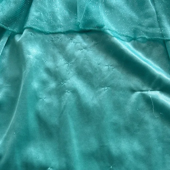 Disney Ariel Teal Kids Formal Dress - Picture 4 of 4